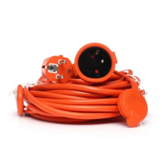 Prekės „Ilgiklis Horoz, 10m, su įžeminimu, IP44, oranžinis, 3x1.5mm²“ paveikslėlis