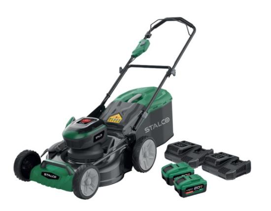 Prekės „Vejapjovė akum.2x8Ah 46cm Stalco“ paveikslėlis