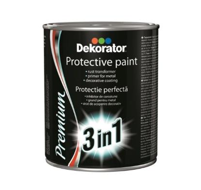 Prekės „Dažai 3in1 DEKORATOR pilka 0.5 l“ paveikslėlis