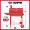 Prekės „Char-Griller Pro Deluxe Grill, juoda, 111,7 cm“ paveikslėlis