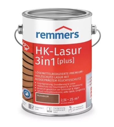Prekės „Impregnantas HK-Lasur plius Riešutas 2,5L Remmers“ paveikslėlis