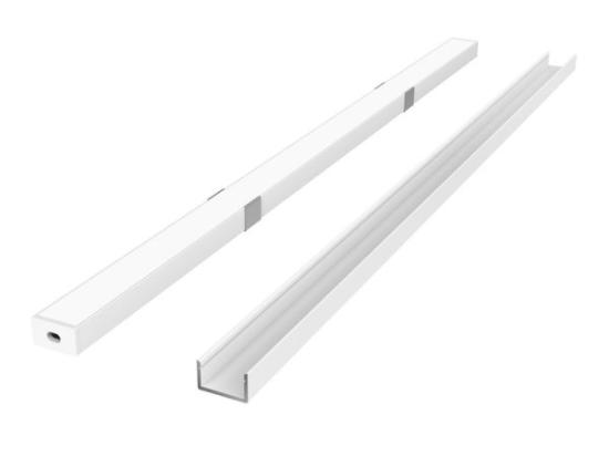 Prekės „Komplektas LED profilio paviršinis baltas 2m.“ paveikslėlis