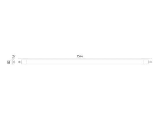 Prekės „Šviestuvas LED 45W 5400Lm 150cm IP65 4K LINIX“ paveikslėlis