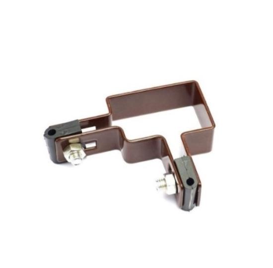 Prekės „Apkaba metalinė 60x40mm kampinė 8017“ paveikslėlis