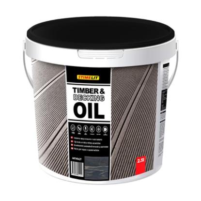 Prekės „Aliejus medienai Timber&Decking Oil Anthrazit 2,5L Stimelit“ paveikslėlis