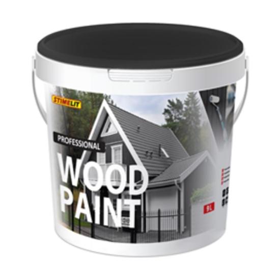 Prekės „Dažai medienai Wood Paint balti 9L Stimelit“ paveikslėlis