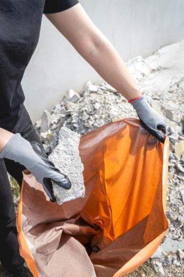 Prekės „Maišai Scley Extra statybinėms atliekoms dvigubi oranžiniai 240L 10 vnt/rul.“ paveikslėlis