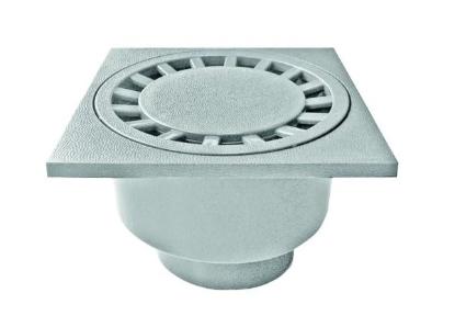 Prekės „Trapas ACO 20x20 cm ABS plastikas, pilkas, su vertikaliu 110mm ištekėjimu 1,4 l/s.A15“ paveikslėlis