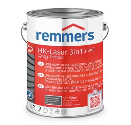 Prekės „Impregnantas HK-Lasur plius Grafito pilka 0,75L Remmers“ paveikslėlis