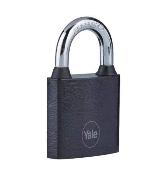 Prekės „Spyna pakabinama 32 mm juoda Yale Y111B/32/116/1“ paveikslėlis