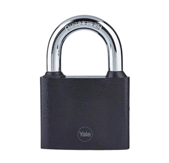 Prekės „Spyna pakabinama 60 mm juoda Yale Y111B/60/132/1“ paveikslėlis
