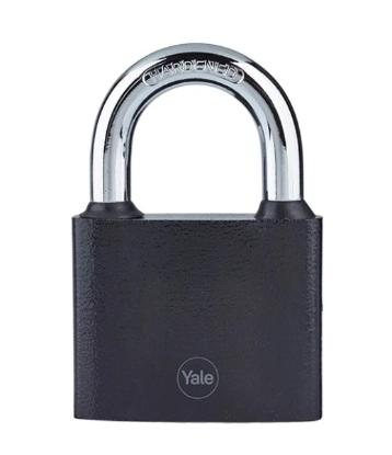 Prekės „Spyna pakabinama 75 mm juoda Yale Y111B/75/140/1“ paveikslėlis