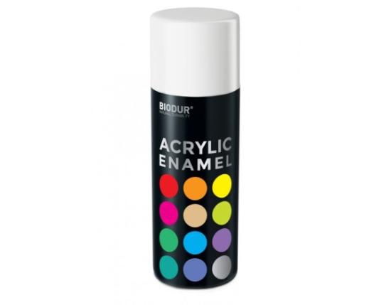 Prekės „Dažai aerozoliniai RAL9010 ACRYLIC BIODUR balta blizgi 400ml“ paveikslėlis