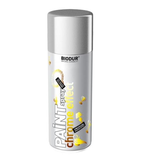 Prekės „Dažai aerozoliniai BIODUR chromas sidabro 400ml“ paveikslėlis