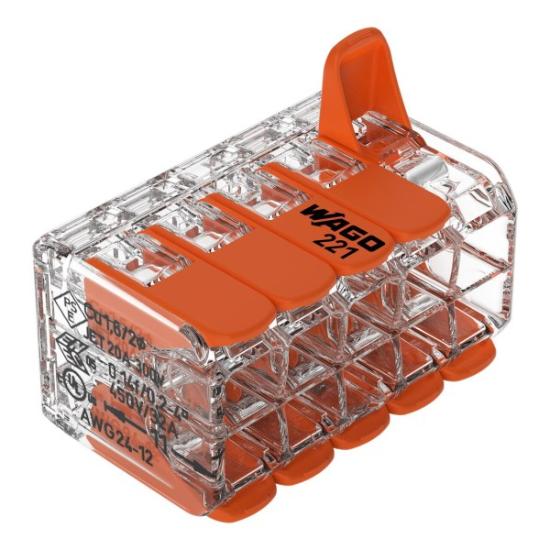 Prekės „Jungtis laidams 10x0,2mm-4mm Wago“ paveikslėlis