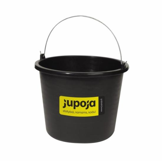 Prekės „Statybinis kibiras 16 L JUPOJA, plastikinis, juodas“ paveikslėlis
