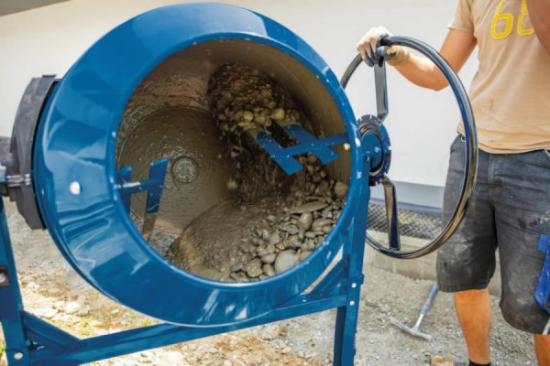Prekės „Maišyklė betono 165 L MIX160L Scheppach“ paveikslėlis