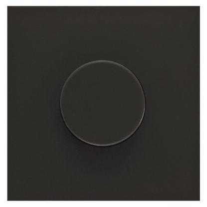 Prekės „Šviesos reguliatorius BORA, juodas, įleidžiamas, IP20, 250V, 15W˂300W, be rėmelio“ paveikslėlis