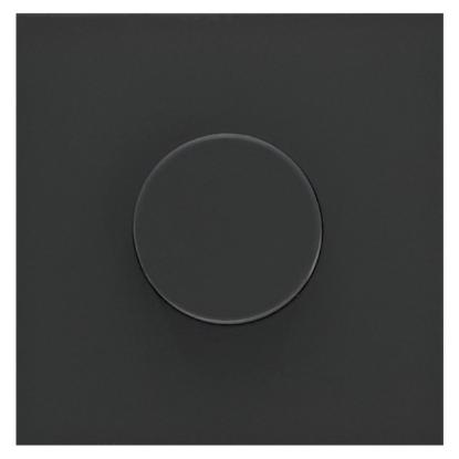 Prekės „Šviesos reguliatorius BORA, juodas, įleidžiamas, IP20, 250V, 15W˂300W, be rėmelio“ paveikslėlis