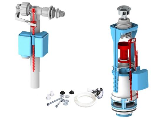 Prekės „Komplektas Nikiplast mechanizmų 1/2''-3/6L“ paveikslėlis