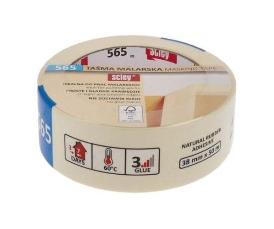 Prekės „Juosta dažymo Scley 565 balta 38mm/50m“ paveikslėlis