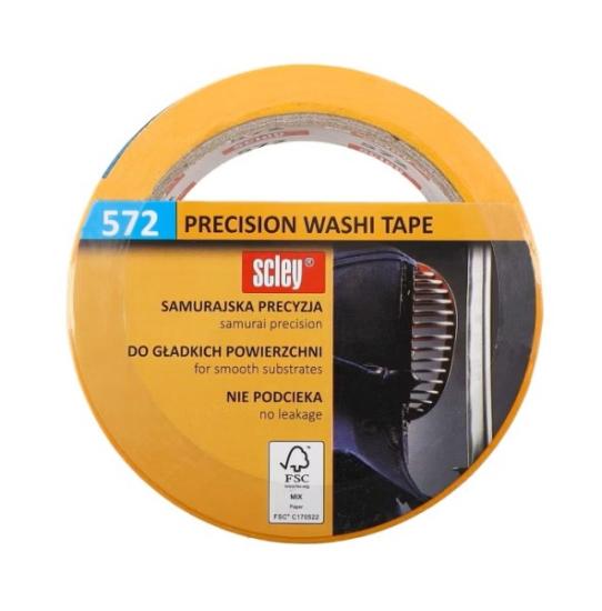 Prekės „Juosta dažymo Scley 572 Washi preciziškam klijavimui, geltona 38mm/33m“ paveikslėlis