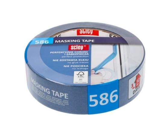 Prekės „Juosta dažymo apsaugnė Scley 586 mėlyna 30mm/33m“ paveikslėlis