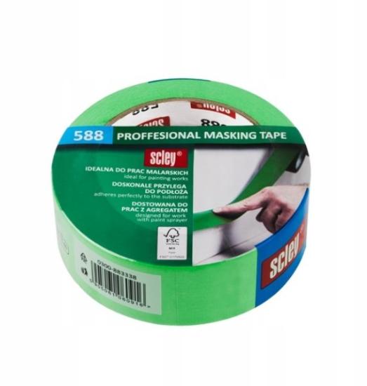 Prekės „Profesionali dažymo juosta Scley 588 žalia 30mm/33m“ paveikslėlis