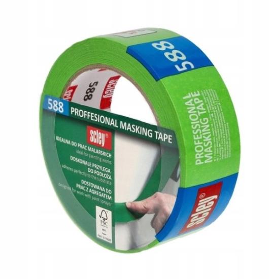 Prekės „Profesionali dažymo juosta Scley 588 žalia 38mm/33m“ paveikslėlis