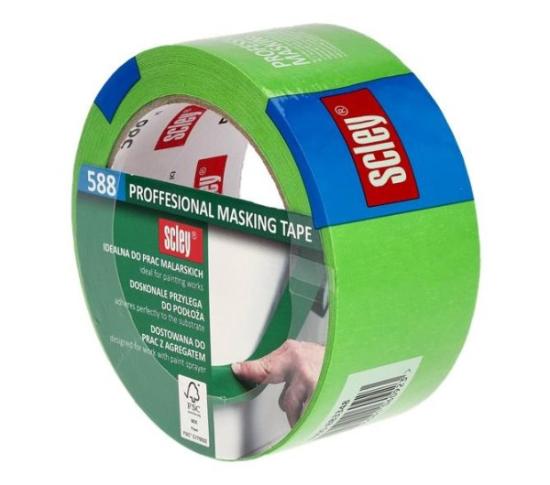 Prekės „Profesionali dažymo juosta Scley 588 žalia 48mm/33m“ paveikslėlis