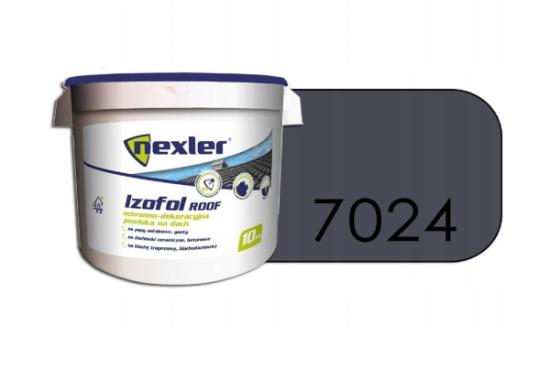 Prekės „Dažai stogų dangoms Nexler Izofol Roof RAL7024 10kg“ paveikslėlis