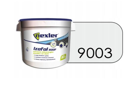 Prekės „Dažai stogų dangoms Nexler Izofol Roof RAL9003 10kg“ paveikslėlis