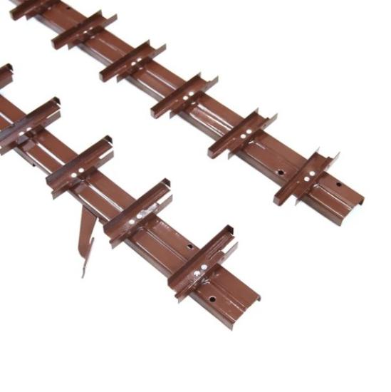 Prekės „Metaliniai laikikliai terasos žaliuzėms, 107cm, Palisanderio sp. Flexwood“ paveikslėlis