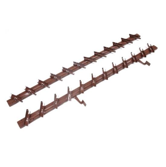 Prekės „Metaliniai laikikliai terasos žaliuzėms, 107cm, Palisanderio sp. Flexwood“ paveikslėlis