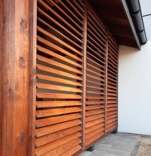 Prekės „Metaliniai laikikliai terasos žaliuzėms, 107cm, Antracito sp. Flexwood“ paveikslėlis