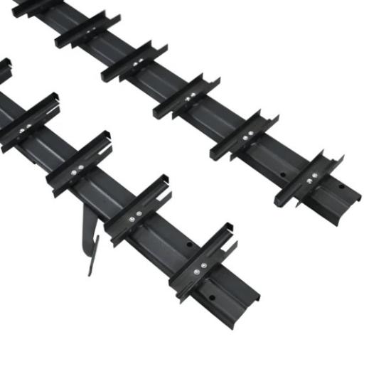 Prekės „Metaliniai laikikliai terasos žaliuzėms, 107cm, Juodos sp. Flexwood“ paveikslėlis