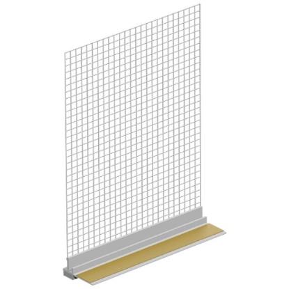 Prekės „PVC deformacinis profilis su tinkleliu EJOT PROFIL Active Flex AF/02L, 90 x 125 x 2400 mm“ paveikslėlis