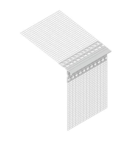 Prekės „Baigiamasis profilis po palange užarmuojant EJOT FBP-P06 2500 mm“ paveikslėlis
