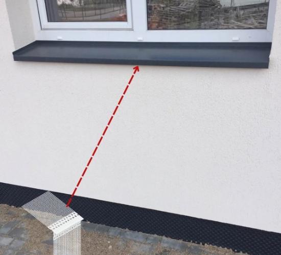 Prekės „Baigiamasis profilis po palange užarmuojant EJOT FBP-P06 2500 mm“ paveikslėlis