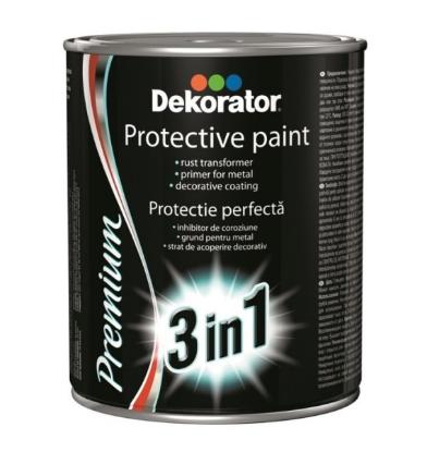 Prekės „Dažai 3in1 DEKORATOR balta 0.5 l“ paveikslėlis
