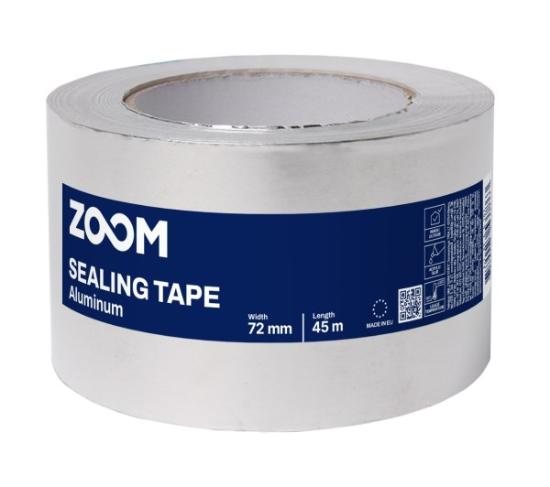 Prekės „Lipni aliuminio juosta, 72 mm x 45 m ZOOM“ paveikslėlis