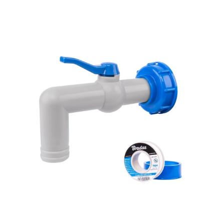 Prekės „IBC rinkinys - S60x6 adapteris su 1.1/4" PP čiaupu“ paveikslėlis