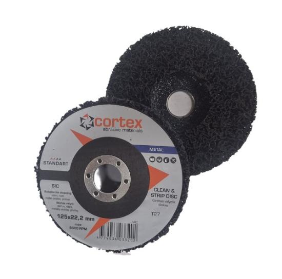 Prekės „Diskas šlifavimui korėtas 125mm SIC juodas Cortex standart“ paveikslėlis