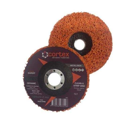 Prekės „Diskas šlifavimui korėtas 125mm SIC oranžinis Cortex expert“ paveikslėlis