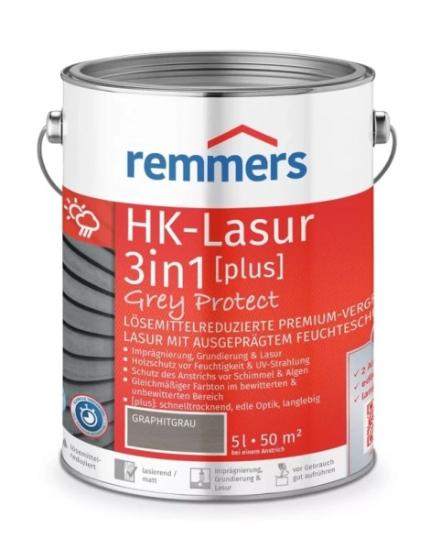 Prekės „Impregnantas HK-Lasur plius Grafito pilka 5L“ paveikslėlis