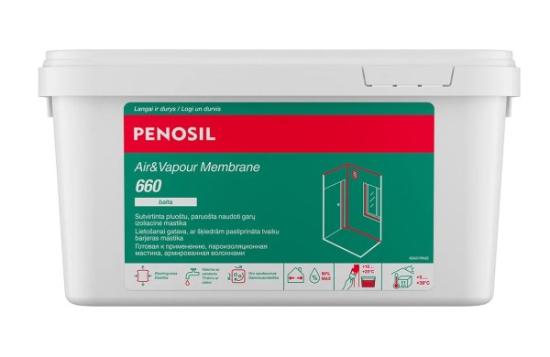 Prekės „Air&Vapour Membrane 660 garus izoliuojanti mastika, juoda, 5 kg“ paveikslėlis