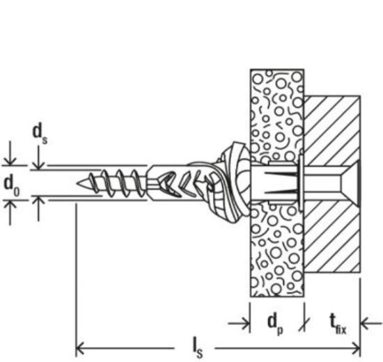 Prekės „Kaištis su sraigtu 6x35mm UX 10vnt Fischer“ paveikslėlis