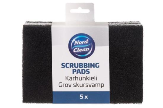 Prekės „Kempinėlės šveitimo 5vnt Nord Clean“ paveikslėlis