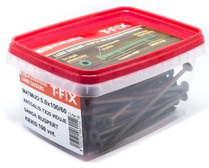 Prekės „Medsraigčiai 6x120/60 mm 50 vnt. Ruspert Tx T-Fix“ paveikslėlis