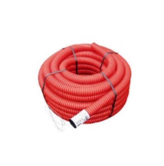 Prekės „Gofruotas vamzdis 32mm 450N raudonas (50m)“ paveikslėlis